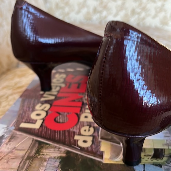 Alex Marie Burgundy kitten 2” heels Shoes - Picture 3 of 11